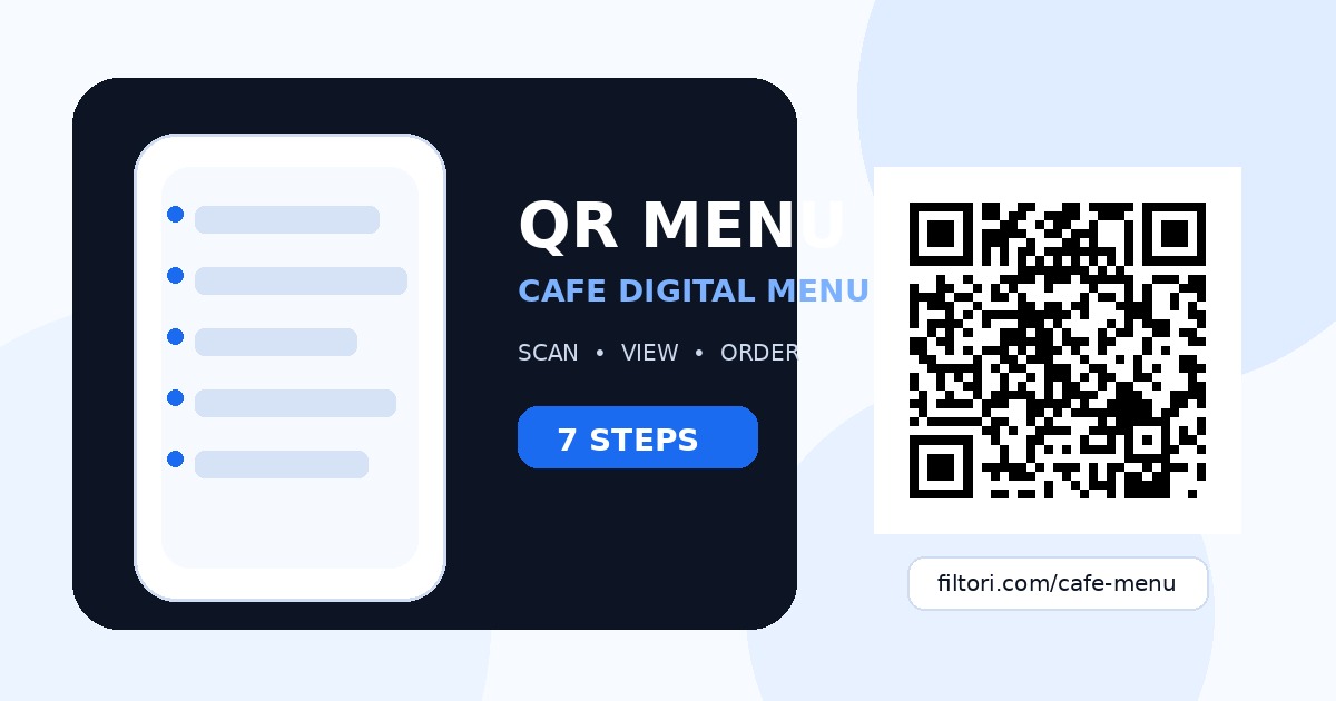 ساخت QR Code منو کافه