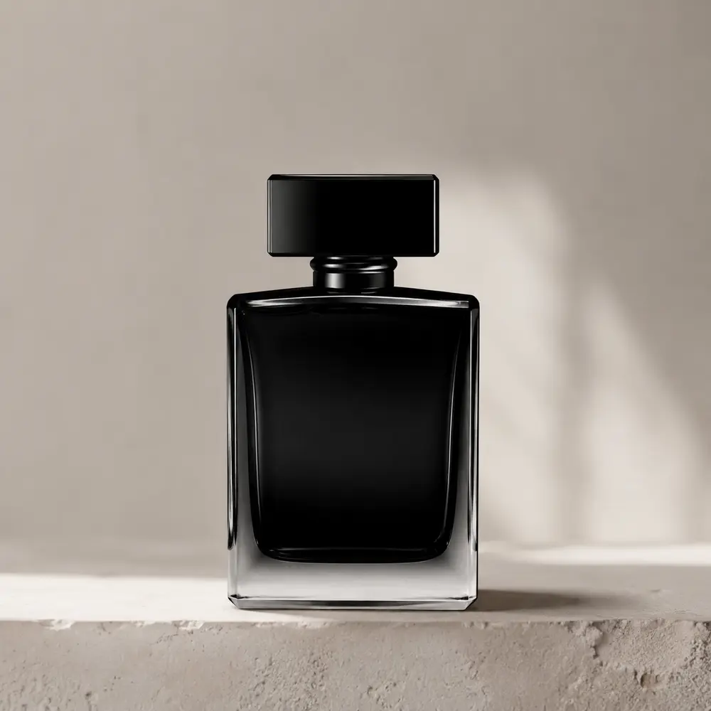 نتیجه تست عملی پرامپت عطر لوکس با نور استودیویی